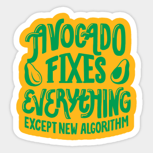 Avocado fixes Everything Sticker